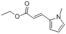 Structure of 3-(1-METHYL-1H-PYRROL-2-YL)-ACRYLIC ACID ETHYL ESTER
