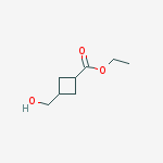 Structure of ethyl3-(hydroxymethyl)cyclobutane-1-carboxylate