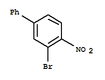Structure of 3-bromo-4-nitrobiphenyl