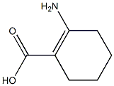Structure of 1-Cyclohexene-1-carboxylicacid, 2-amino-