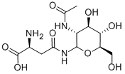 Structure of 2-ACETAMIDO-1-BETA-[L-ASPARTAMIDO]-1,2-DIDEOXY-D-GLUCOSE