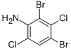 Structure of 2,4-DIBROMO-3,6-DICHLOROANILINE