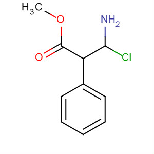 Structure of Benzenepropanoic acid, b-amino-3-chloro-, methyl ester