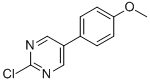 5-（4-甲氧基苯基）-2-氯嘧啶结构式