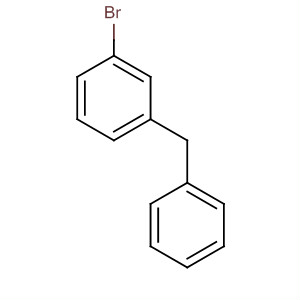 Structure of Benzene, 1-bromo-3-(phenylmethyl)-