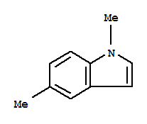 Structure of 1H-Indole, 1,5-dimethyl-
