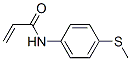 Chemical structure of N-[4-(methylthio)phenyl]acrylamide