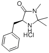 Structure of (5S)-(-)-2,2,3-Trimethyl-5-benzyl-4-imidazolidinone monohydrochloride
