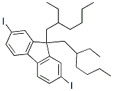 Structure of 9 9-BIS(2-ETHYLHEXYL)-2 7-DIIODO-9H-FLU&