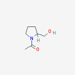 Structure of 1-(2-HydroxyMethyl-pyrrolidin-1-yl)-ethanone