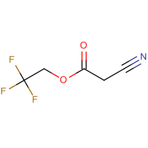 Structure of Acetic acid, cyano-, 2,2,2-trifluoroethyl ester