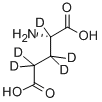 Structure of L-GLUTAMIC-2,3,3,4,4-D5 ACID
