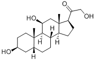 Structure of 3B,11B,21-Trihydroxy-5B-pregnan-20-one