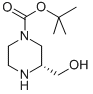 (R)-1-BOC-3-羟甲基哌嗪结构式