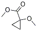 1-METHOXYCYCLOPROPANECARBOXYLIC ACID METHYL ESTER结构式