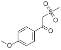 Structure of 1-(4-Methoxyphenyl)-2-(methylsulphonyl)-1-ethanone