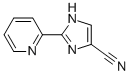 Structure of 1H-Imidazole-5-carbonitrile,2-(2-pyridinyl)-