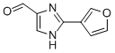 Structure of 1H-Imidazole-5-carboxaldehyde,2-(3-furanyl)-