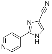 Structure of 1H-Imidazole-5-carboxaldehyde,2-(4-pyridinyl)-
