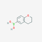 Structure of 3,4-dihydro-2H-1-benzopyran-6-ylboranediol