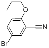 Structure of 5-BROMO-2-PROPOXY-BENZONITRILE