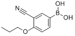Structure of 3-CYANO-4-PROPYLOXYPHENYLBORONIC ACID
