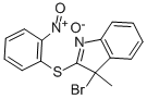 3-溴-3-甲基-2-(2-硝苯巯基)-3H-吲哚结构式