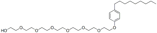Structure of 20-(4-nonylphenoxy)-3,6,9,12,15,18-hexaoxaicosan-1-ol
