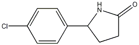 Structure of 5-(4-Chlorophenyl)pyrrolidin-2-one