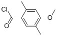 Structure of Benzoyl chloride,4-methoxy-2,5-dimethyl-