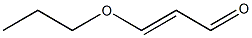 Structure of 2-Propenal, 3-propoxy-