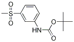 tert-Butyl (3-(methylsulfonyl)phenyl)carbamate结构式