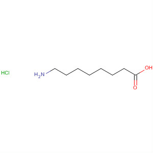 Structure of Octanoic acid, 8-amino-, hydrochloride