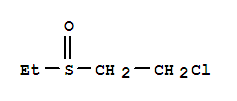 Structure of 1-chloro-2-(ethylsulfinyl)ethane