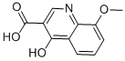 Structure of 4-HYDROXY-8-METHOXYQUINOLINE-3-CARBOXYLIC ACID