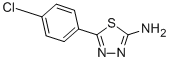 Structure of 2-AMINO-5-(4-CHLOROPHENYL)-1 3 4-