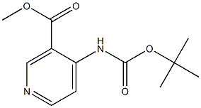 Structure of Methyl 4-((tert-butoxycarbonyl)aMino)nicotinate