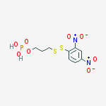 2,4-DINITROPHENYL 3-PHOSPHOPROPYL DISULFIDE结构式
