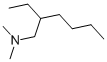 1-Hexanamine,2-ethyl-N,N-dimethyl-结构式