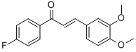 Structure of 3,4-DIMETHOXY-4-FLUOROCHALCONE