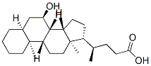 (4R)-4-[(5S,7R,8S,9S,10S,13R,14S,17R)-7-hydroxy-10,13-dimethyl-2,3,4,5,6,7,8,9,11,12,14,15,16,17-tetradecahydro-1H-cyclopenta[a]phenanthren-17-yl]pentanoic acid结构式