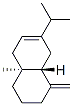 (4aS,8aR)-1,2,3,4,4a,5,8,8a-Octahydro-4a-methyl-1-methylene-7-isopropylnaphthalene结构式