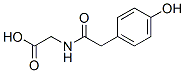 2-[[2-(4-hydroxyphenyl)acetyl]amino]acetic acid结构式