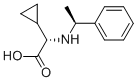Structure of (2S,1S)-2-CYCLOPROPYL-2-(1-PHENYLETHYLAMINO)ACETIC ACID
