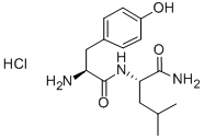 Structure of H-TYR-LEU-NH2 HCL