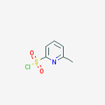 Structure of 6-METHYL-PYRIDINE-2-SULFONYL CHLORIDE