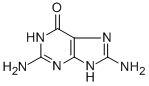 Structure of 8-AMINOGUANINE