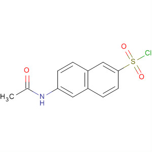 Structure of 2-Naphthalenesulfonyl chloride, 6-(acetylamino)-