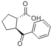 Structure of TRANS-2-BENZOYLCYCLOPENTANE-1-CARBOXYLIC ACID