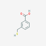 Structure of Benzoic acid, 3-(mercaptomethyl)-